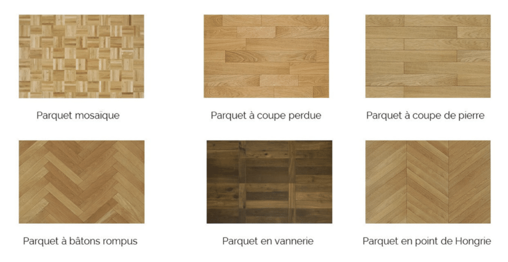 styles de pose de parquet
