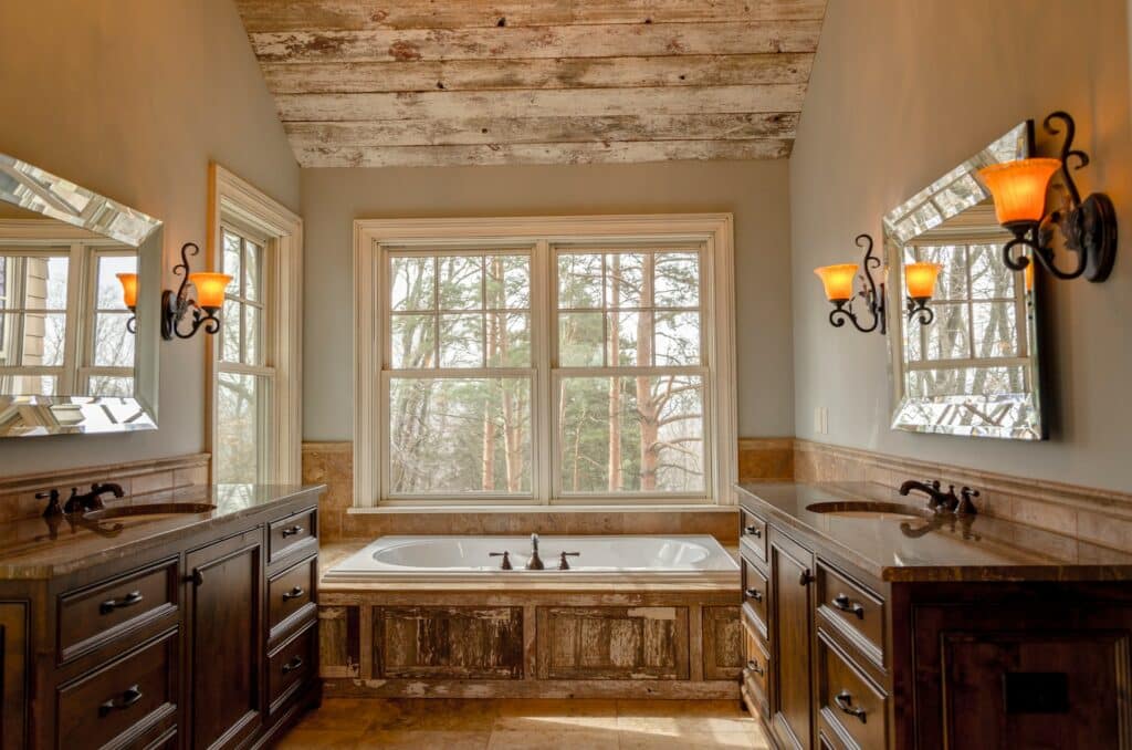 Salle de bain en bois